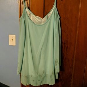Shoulder less dress or longer top